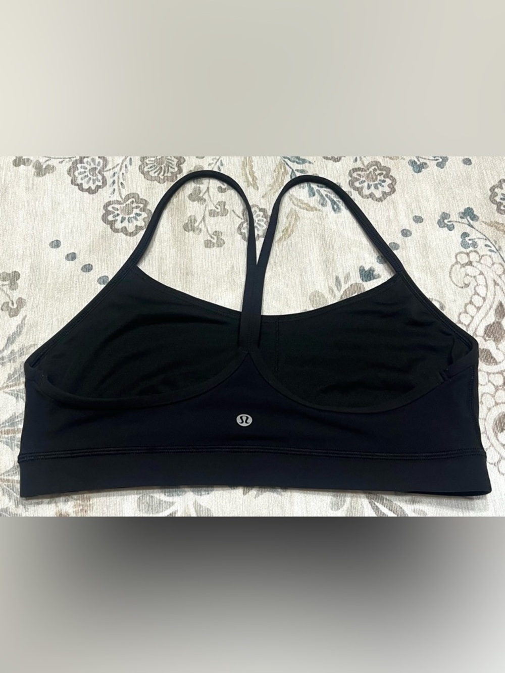 Lululemon Flow Y Bra *Nulu Black Size 12 - Picture 4 of 6